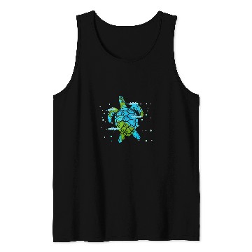 Discover Turtle Pet Earth Day Save Earth Sea Turtle Save the Planet Tank Tops