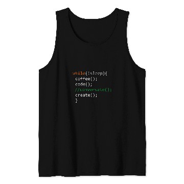 Discover Coffee Fun Code Create Computer Science Programming Geek Tank Tops