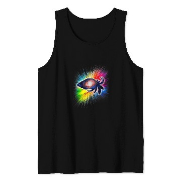 Discover Hermit Crab Galaxy Tank Tops