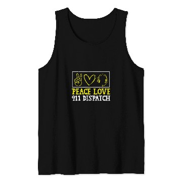 Discover First police responders and dispatcher 8 Tank Tops