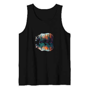 Discover Bear Pet reflective est bear Tank Tops