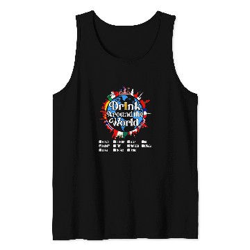 Discover Beer Fun Vacation Drinking Countries International National Beer Day Tank Tops