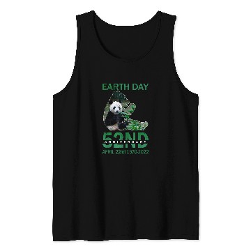 Discover Panda Pet Cute Earth Day 52nd Anniversary April Panda Environment Tank Tops