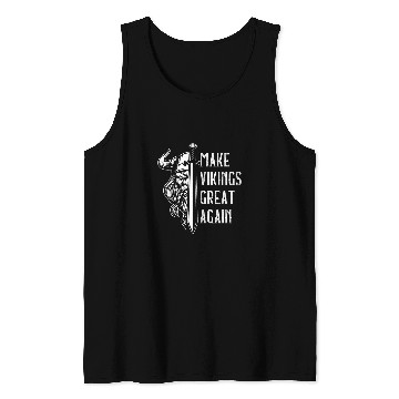 Discover Make Vikings Great Again Valhalla Pagan Norsemen Tank Tops
