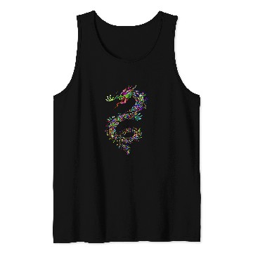 Discover Dragon Pet Chinese New Years Folklore Art Tank Tops