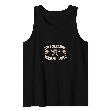 Discover Beer Fun Beer Brewer Beer Drinker Hops Brown Brewery Tank Tops