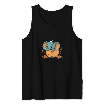Discover Elephant Pet Pumpkin Elephant costume on Elephant Halloween 2 Tank Tops