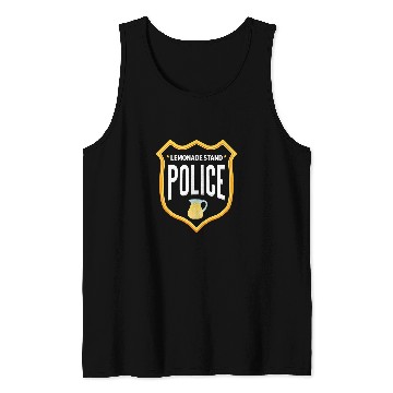 Discover Funny Lemonade Stand Police Tank Tops