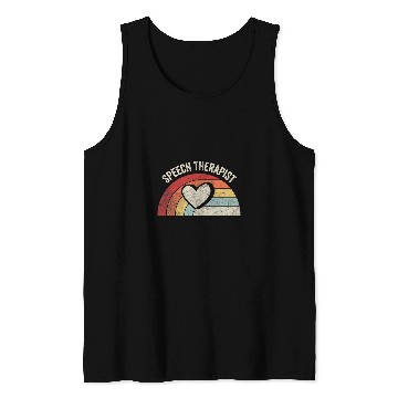 Discover Retro vintages Speech Therapis Speech Pathology Gift 7 Tank Tops