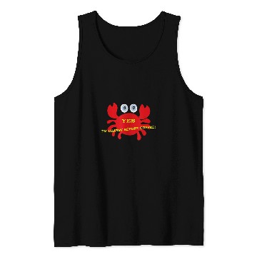 Discover Coffee Fun Crab Humor YES I m Crabby Before Coffee Tank Tops