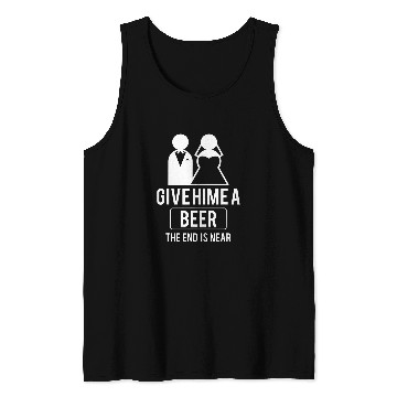 Discover Beer Fun Beer Bride Groom Bachelor Bachelorette Wedding Get Married 2 Tank Tops
