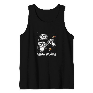 Discover Panda Pet Astro Pandas In Space Tank Tops