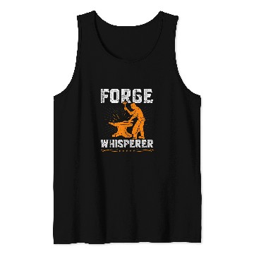 Discover Blacksmith Job Forge Whisperer Blacksmithing Ironworker Tank Tops