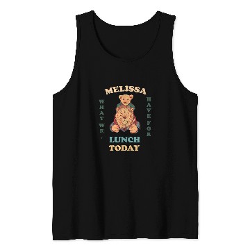 Discover Lion Pet Retro Graphic two lions ask Melissa what we have for lunch Tank Tops