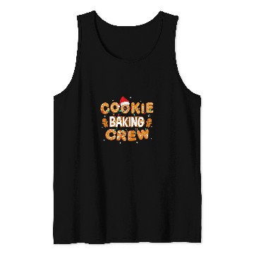 Discover Christmas Cookie Baking Crew Gingerbread Tank Tops