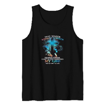 Discover Lion Pet Way maker Miracle Worker Jesus Lion Tank Tops