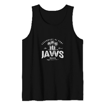 Discover Jaws Beach Maui Hawaii SIMPLE SURF BEACH Tank Tops