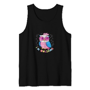 Discover Owl Pet With Colorful Glasses For Barn Owl Lovers 1 Tank Tops