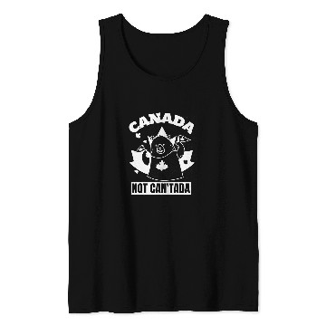 Discover Bear Pet Canada Maple Leaf Polar Bear Canada Day Proud Canadian Tank Tops