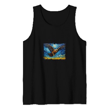 Discover Majestic Flying American Bald Eagle Tank Tops