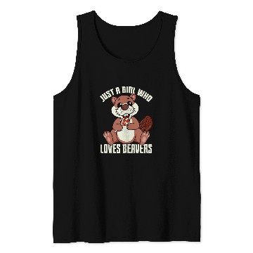 Discover Just A Girl Who Loves Beavers 2 Tank Tops