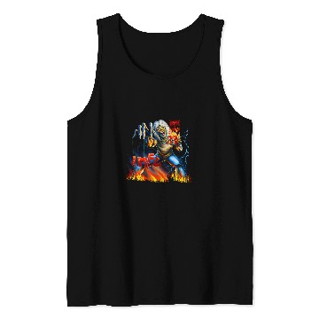 Discover Iron Maiden Graffiti Tank Tops
