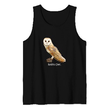 Discover Owl Pet Barn Owl Bird Lover Tank Tops