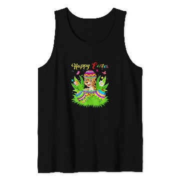 Discover jaguarss Happy Easter Day jaguarss Funny Easter Bunny Eggs Hunt Tank Tops