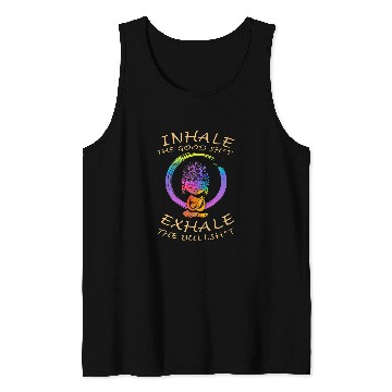 Discover Let That Sh Go Buddha Ying Yang Tank Tops