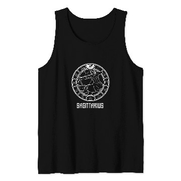 Discover Sagittarius Zodiac November December Birthday Tank Tops