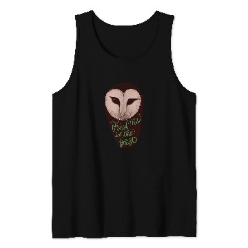 Discover Owl Pet Artsy Barn Owl Tank Tops