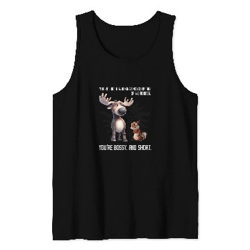 Discover Squirrel Pet Moose and Squirrel Funny SPN Tank Tops