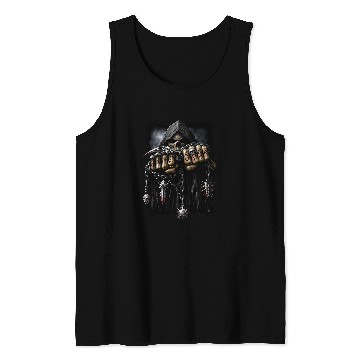 Discover Spiral Original Game Over Gothic Reaper Tank Tops