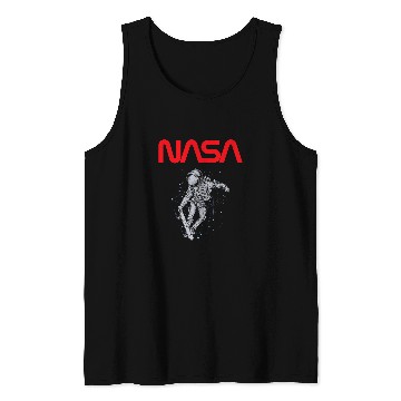 Discover NASA Astronaut Skateboard Worm Logo Tank Tops