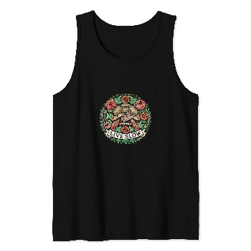 Discover Turtle Pet Live Slow Cute Box Turtle Illustration Tank Tops