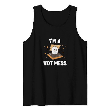 Discover Im A Hot Mess Funny Smores Tank Tops