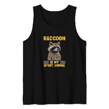 Discover Raccoon Pet Is My Spirit Animal Trash Panda Tank Tops