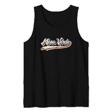 Discover Mesa Verde National Park Retro vintages Hiking Tank Tops