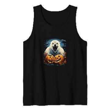 Discover Bear Pet Polar Bear Halloween 2 Tank Tops