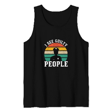 Discover See Guilty People Correctional Officer Tank Tops