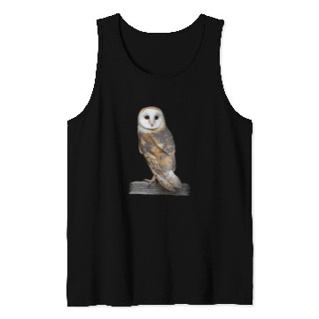 Discover Owl Pet Barn Owl Portrait Tank Tops