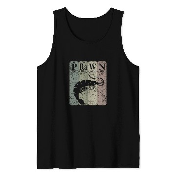 Discover Shrimp Prawn Periodic Table Elements Seafood Shrimp Retro 2 Tank Tops