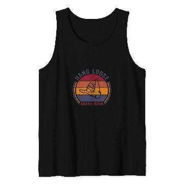 Discover Surf Life Hang Loose Shaka Brah Hand Sign SurferVibes Surfing Hawaii Tank Tops