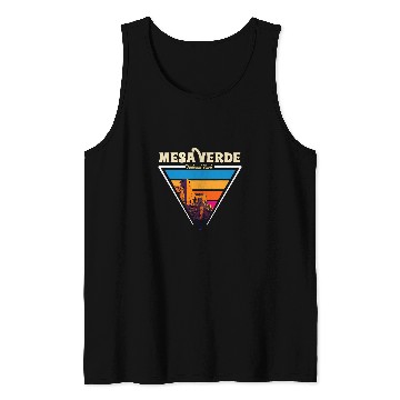Discover Mesa Verde National Park Souvenir Archaeology Colorado Hike Tank Tops