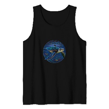 Discover Turtle Pet Marine Life Tank Tops