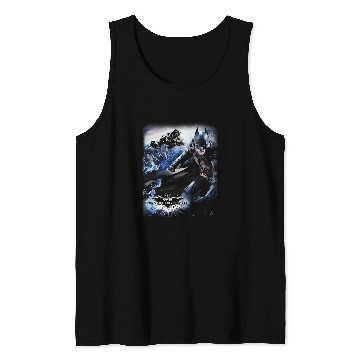 Discover The Dark Knight Rises Batman The Bat Flying Over Gotham Tank Tops