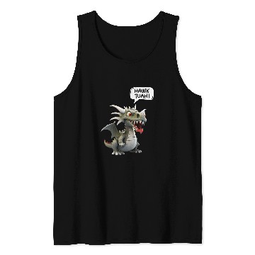 Discover Dragon Pet HAWK TUAH FUNNY VIRAL MEME DRAGON LOVER 0011 Tank Tops