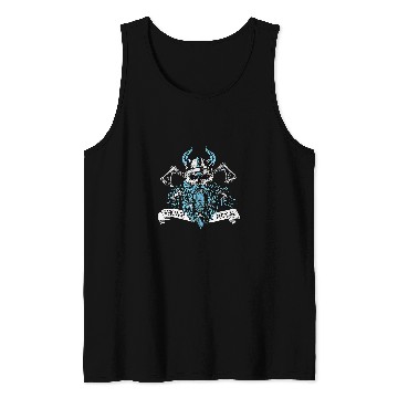 Discover Viking Warrior Metal Viking Skull Norse Mythology Valhalla Tank Tops