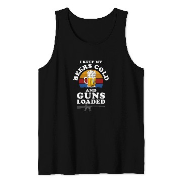 Discover Beer Fun Pro guns Advocate Conservative Republican 7 Tank Tops