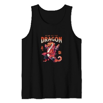 Discover Dragon Pet Warrior Confident Courageous Tank Tops